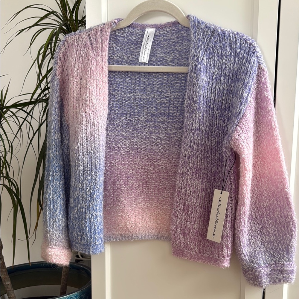 Kids Heart and Arrow Gradiant Cardigan BNWT